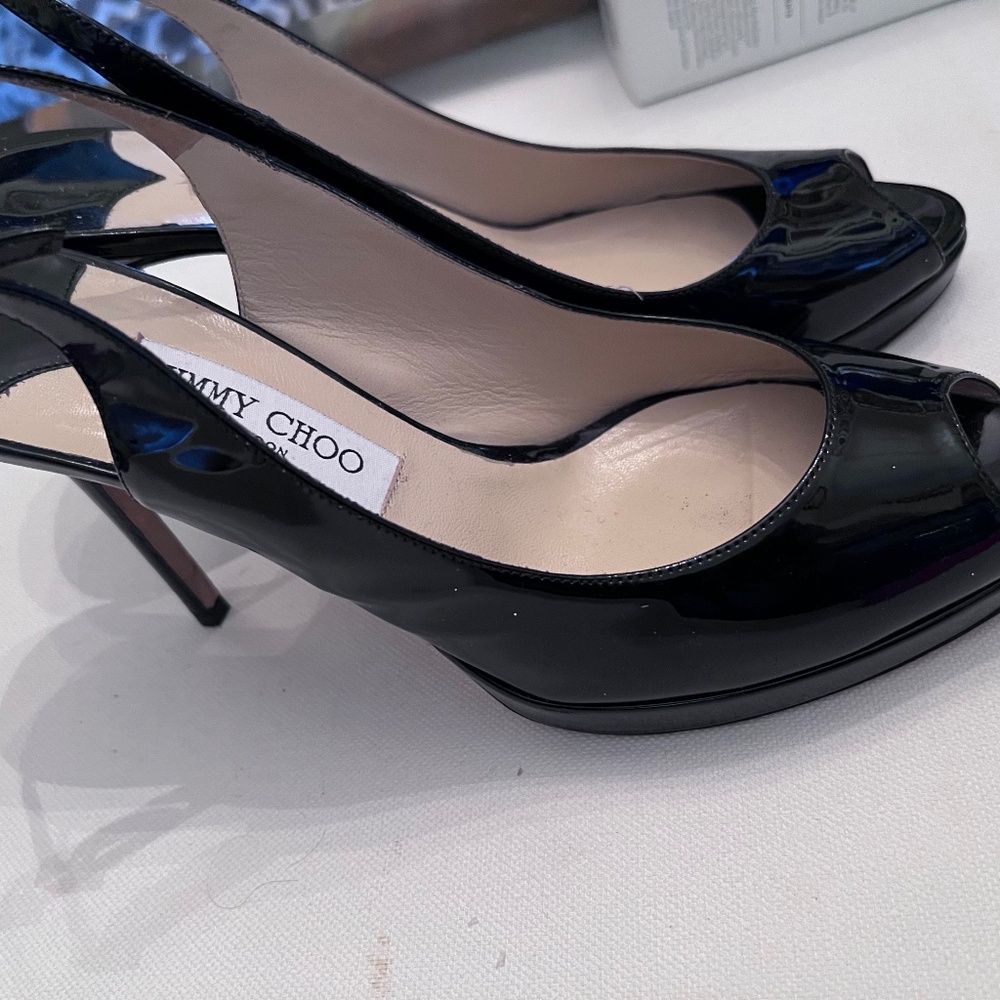 Jimmy Choo patent  pump